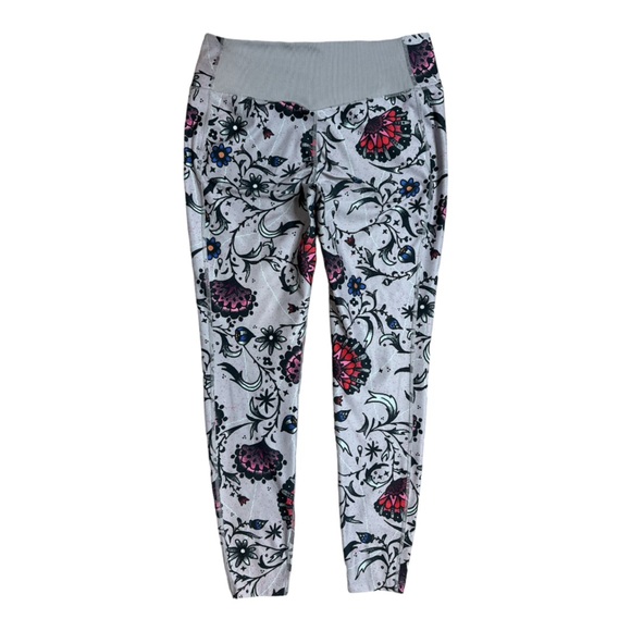 NIKE WOMENS POWER LEGEND FLORAL TRAINING RUNNING YOGA TIGHT LEGGINGS - Picture 7 of 14